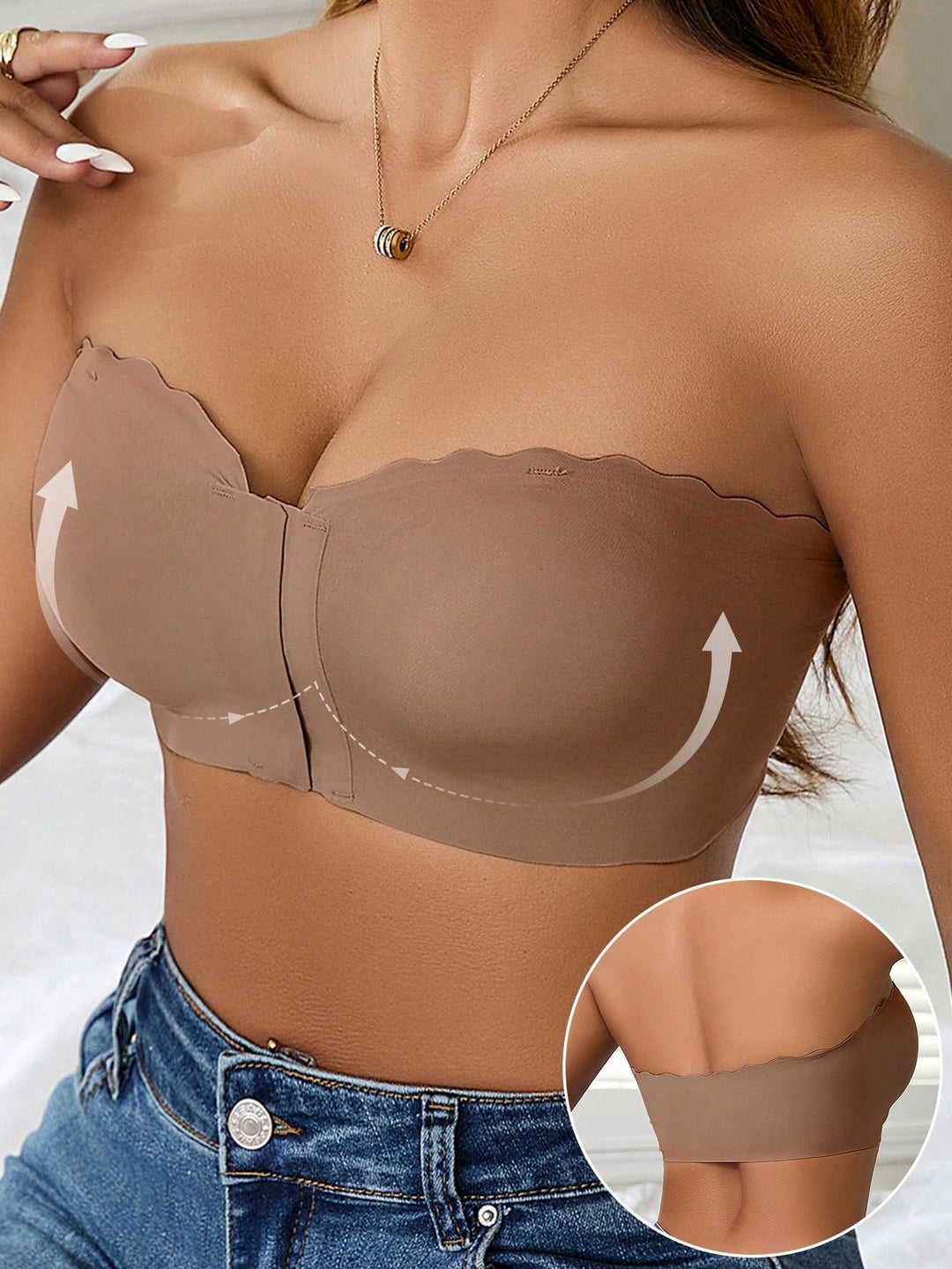 Floravynthaera – Seamless Strapless Bra