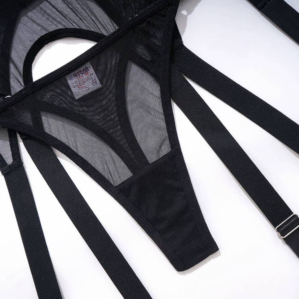 Aria – Black Soft Lingerie Set