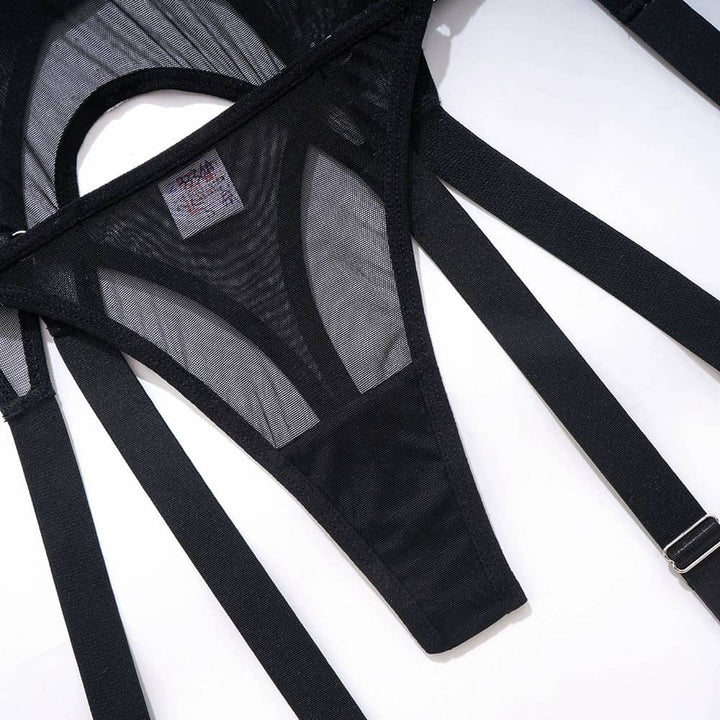 Aria – Black Soft Lingerie Set