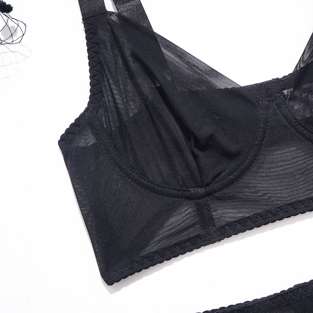 Aria – Black Soft Lingerie Set