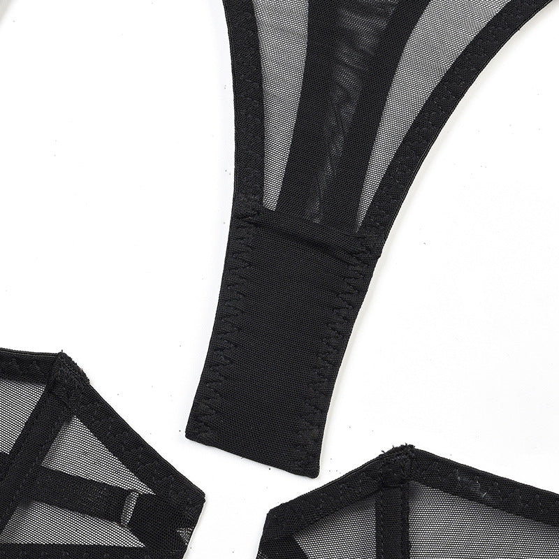 Mirabelle – Black See-Through Lingerie Set