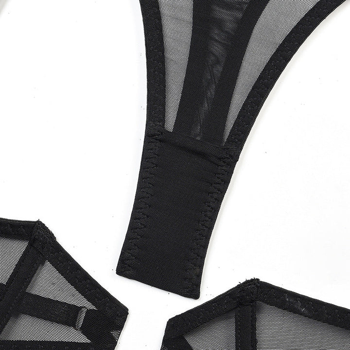 Mirabelle – Black See-Through Lingerie Set
