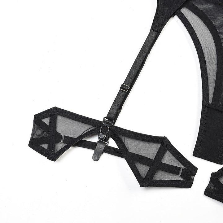 Mirabelle – Black See-Through Lingerie Set