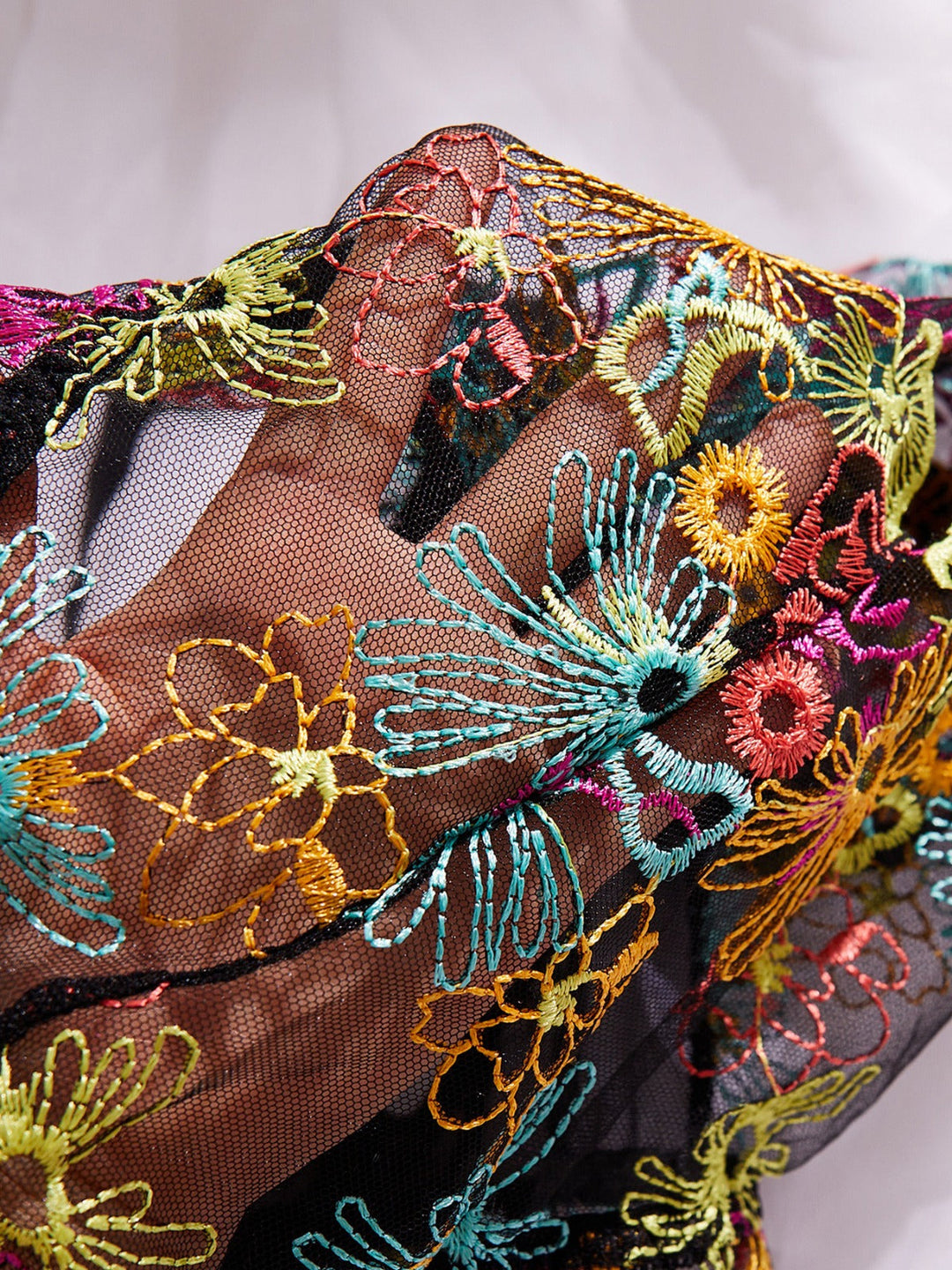 Sylvarenneisca – Embroidered Bodysuit
