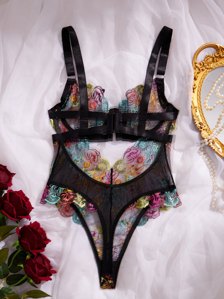 Sylvarenneisca – Embroidered Bodysuit
