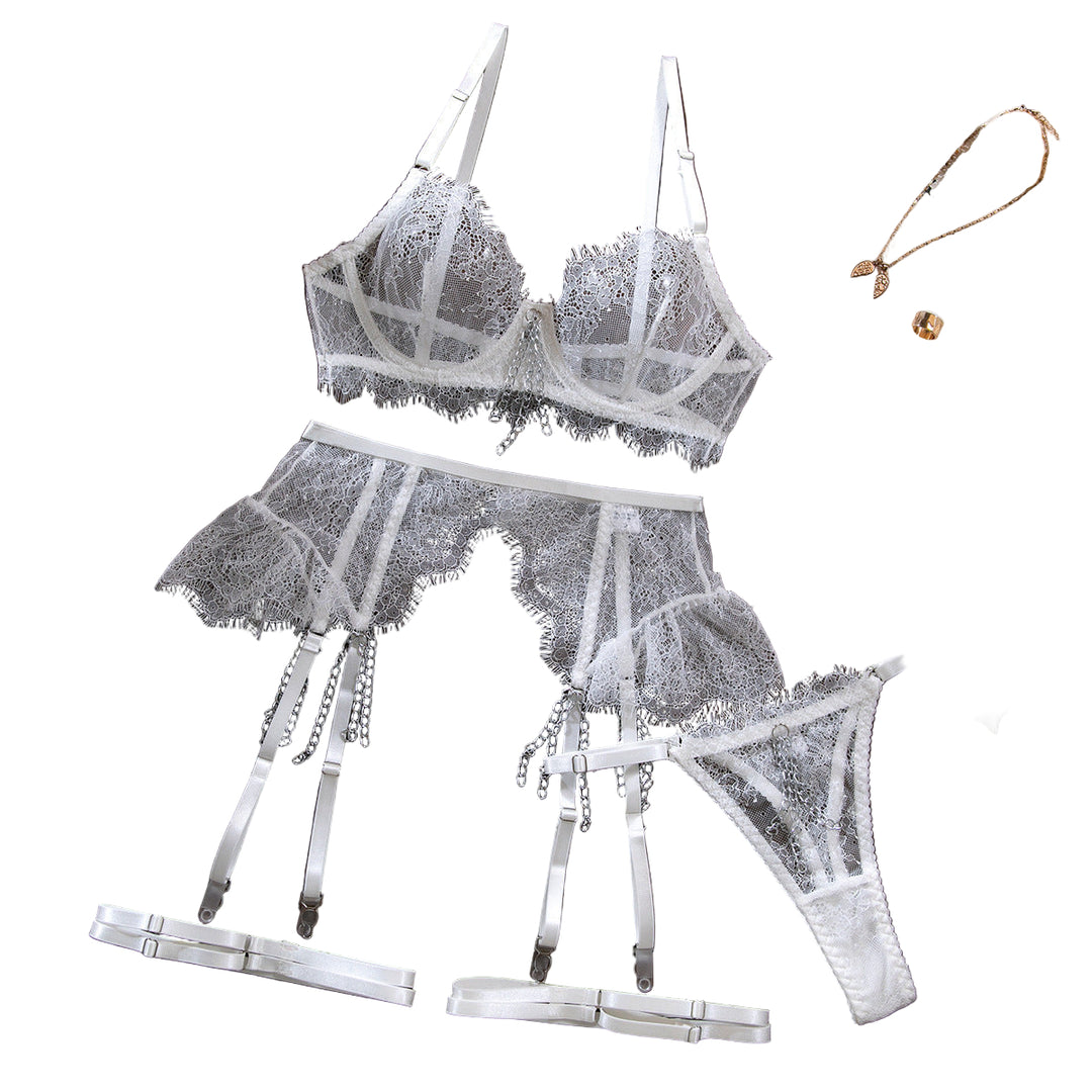 Anneliese – Ruffled Lace Lingerie Set