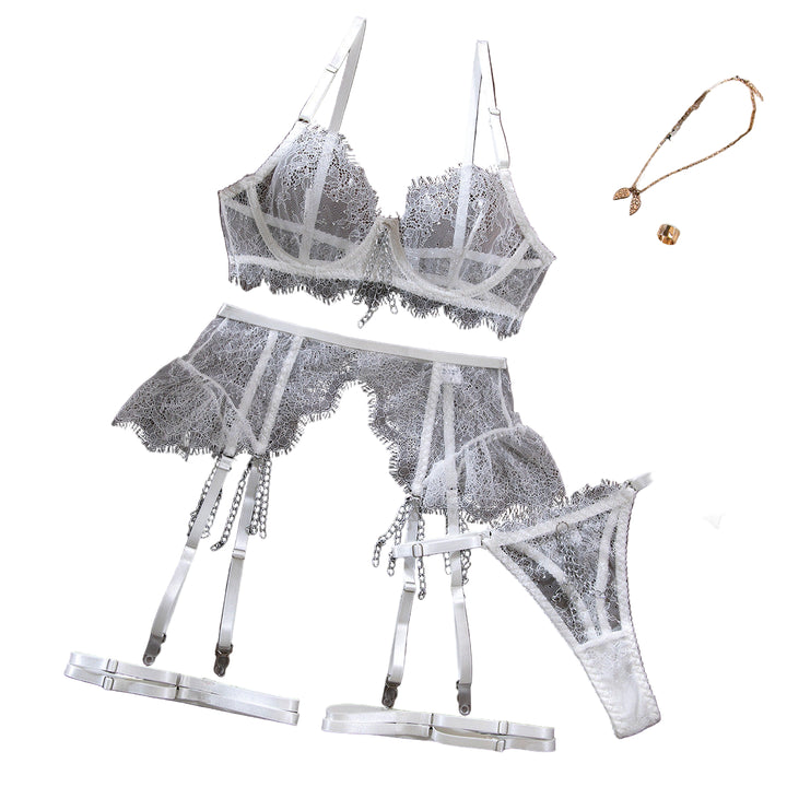 Anneliese – Ruffled Lace Lingerie Set