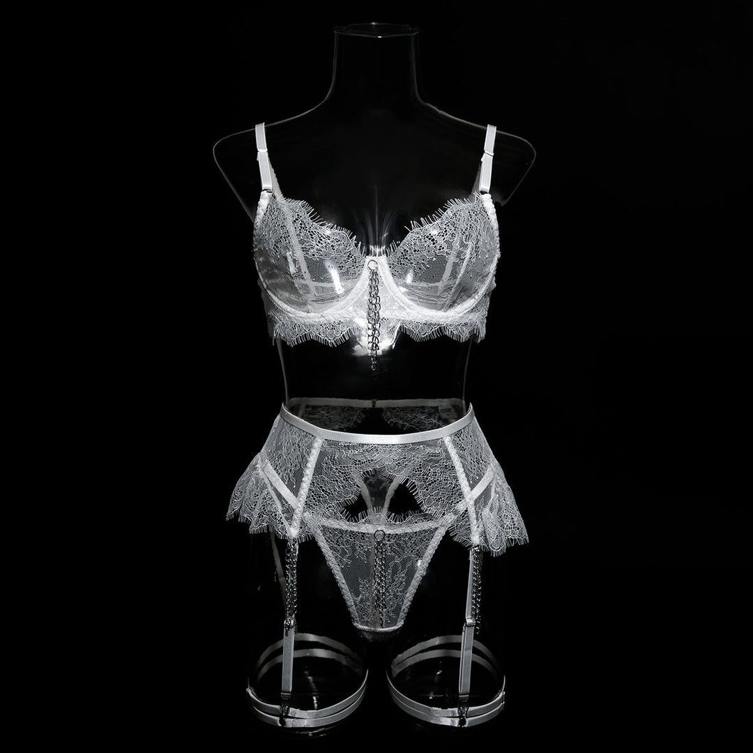 Anneliese – Ruffled Lace Lingerie Set