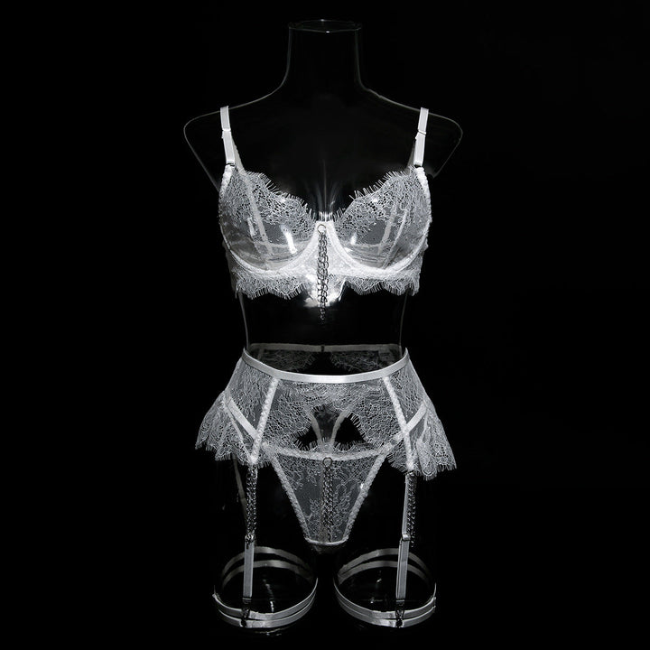 Anneliese – Ruffled Lace Lingerie Set