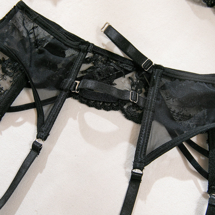 Liora – Midnight Bloom Lingerie Set