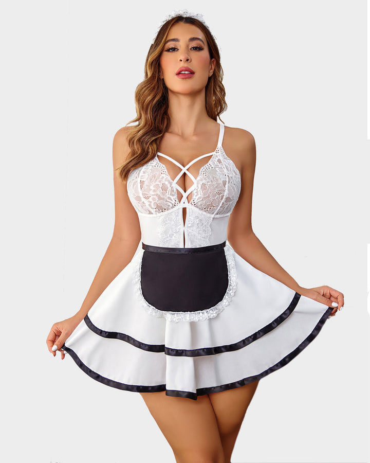 Vionette – Maid Costume Babydoll Dress