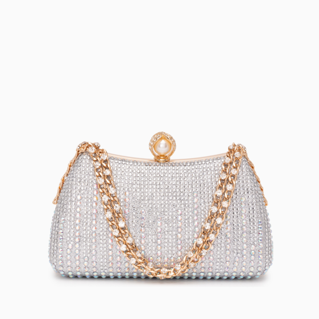 Armes Pearl-Glow Clutch Bag