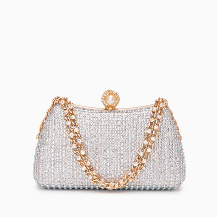 Armes Pearl-Glow Clutch Bag