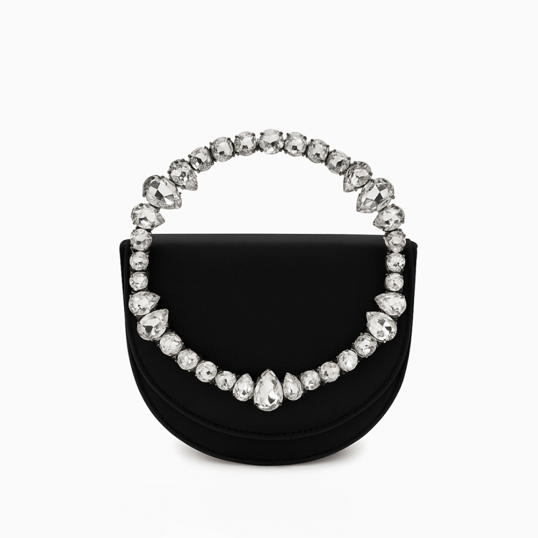 Loop Crystal Embellished Handbag