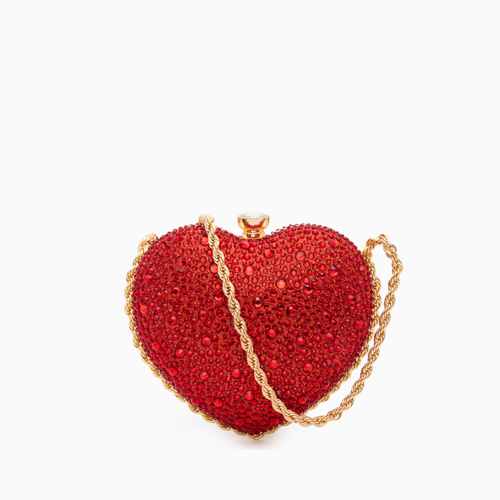 Ana Crystal Heart Crossbody Bag