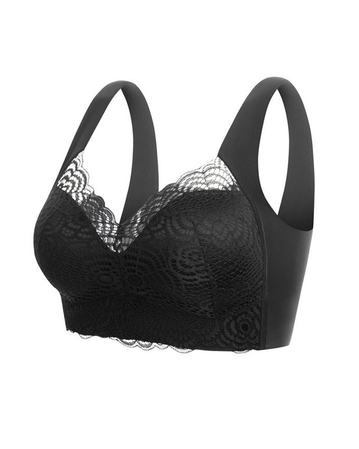 Floravessia – Full-Figure Seamless Lace Bra