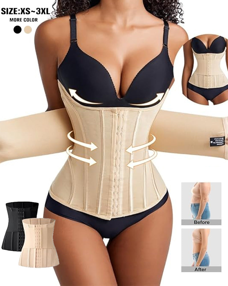 Sylvarenneira – Steel Bone Waist Trainer Bodysuit