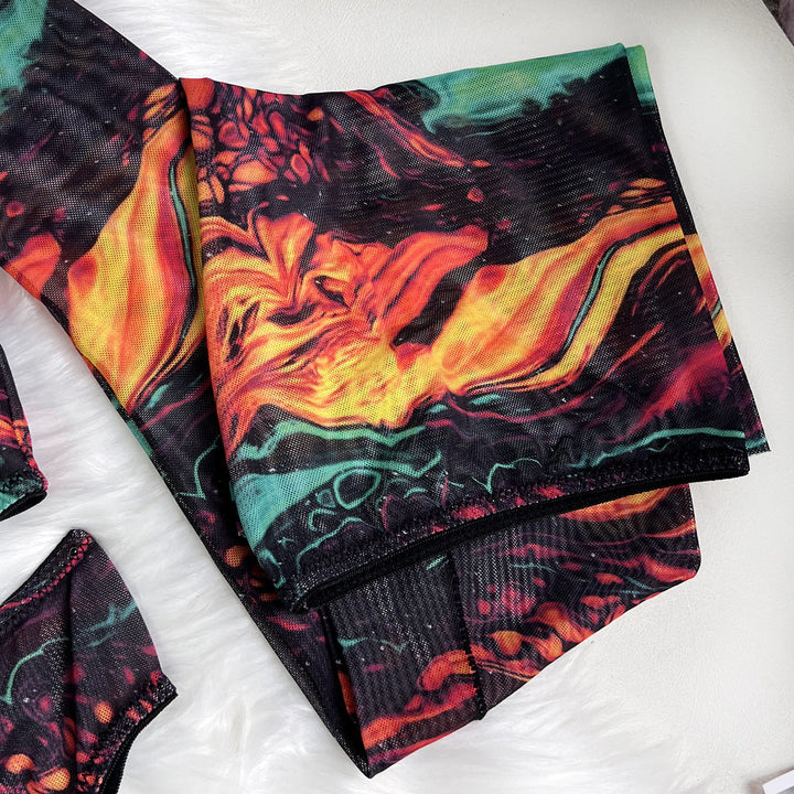 Lyra – Cosmic See-Through Lingerie Set