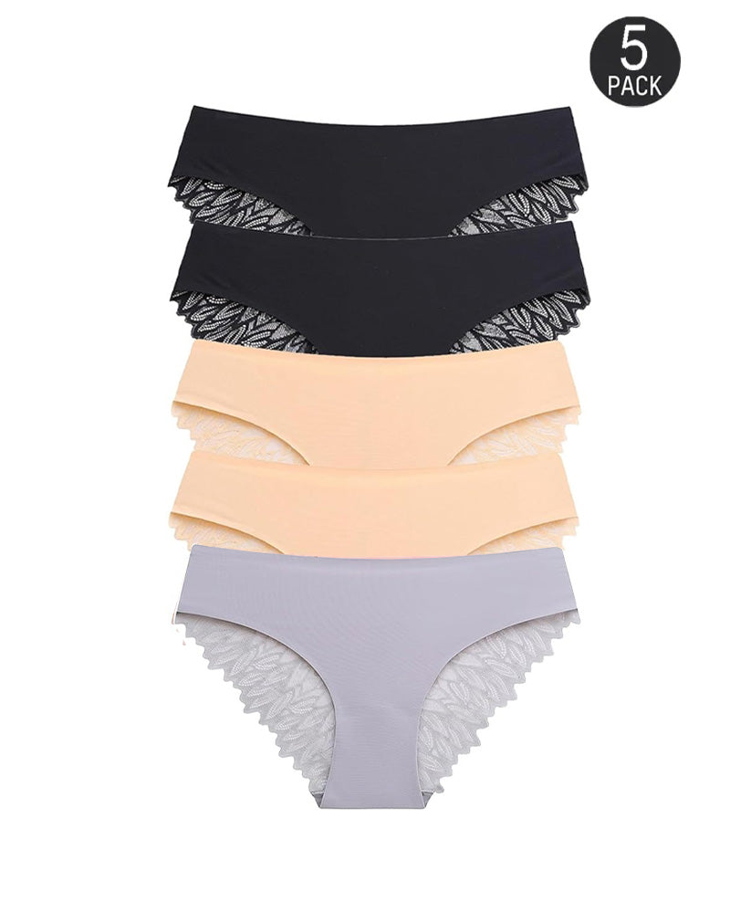 Cyralynae – Five-Pack Seamless Lace Panties