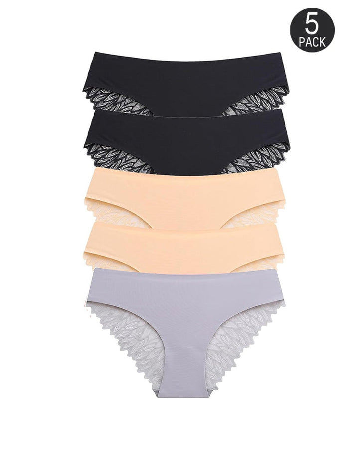 Cyralynae – Five-Pack Seamless Lace Panties