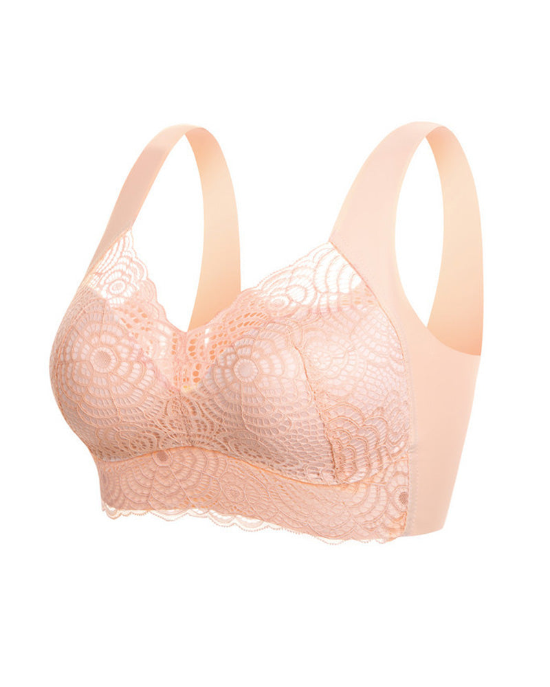 Floravessia – Full-Figure Seamless Lace Bra