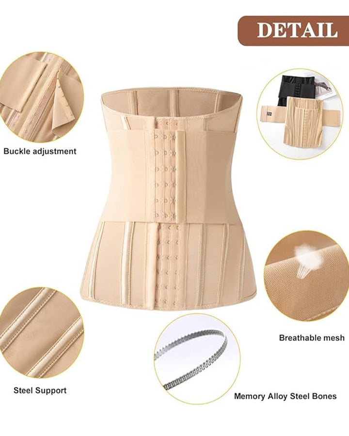 Sylvarenneira – Steel Bone Waist Trainer Bodysuit