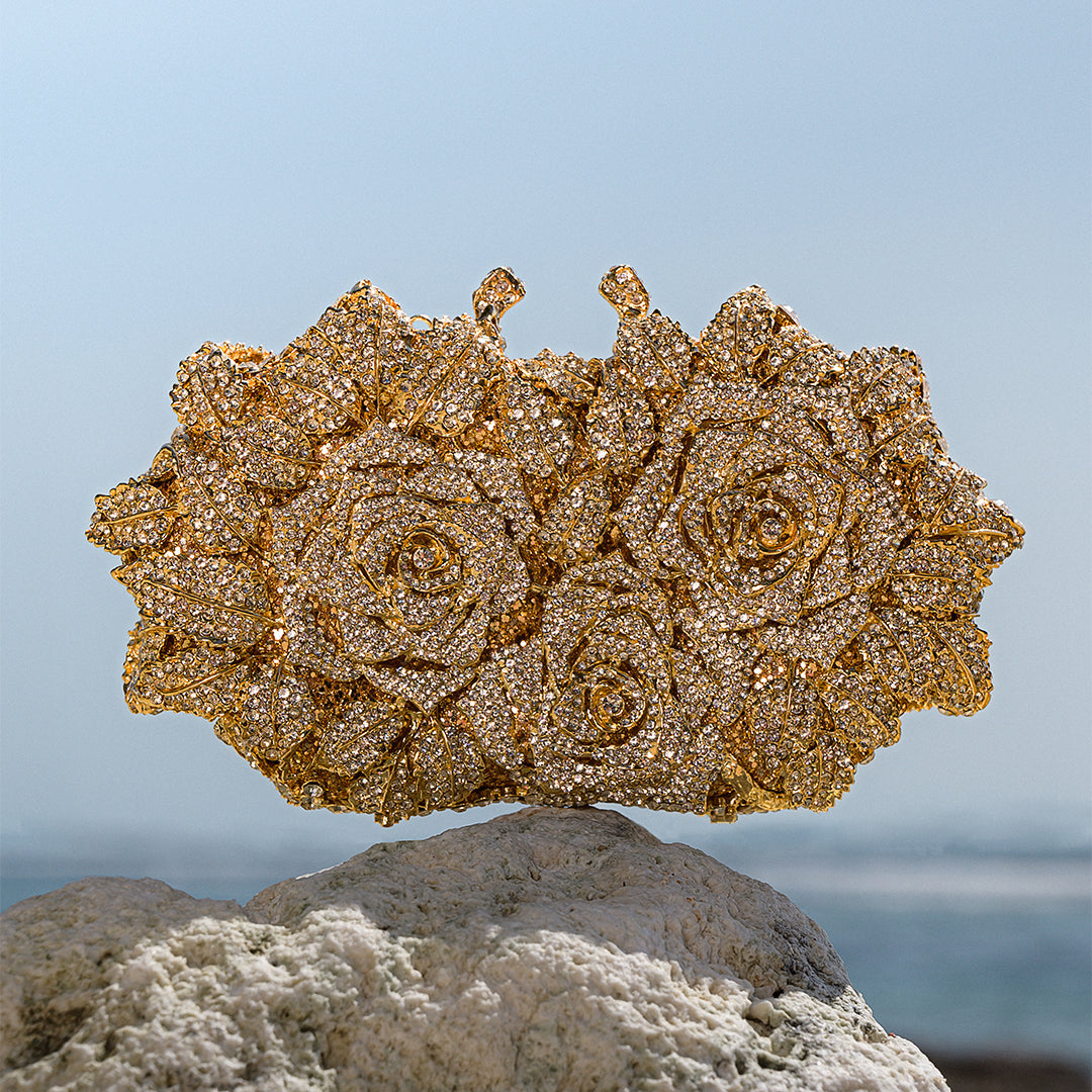 London Rose Clutch Bag