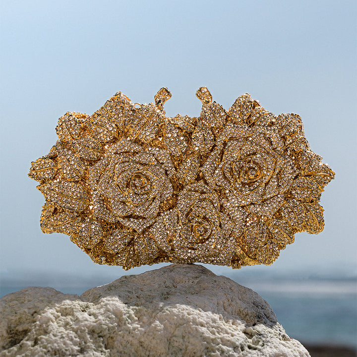 London Rose Clutch Bag