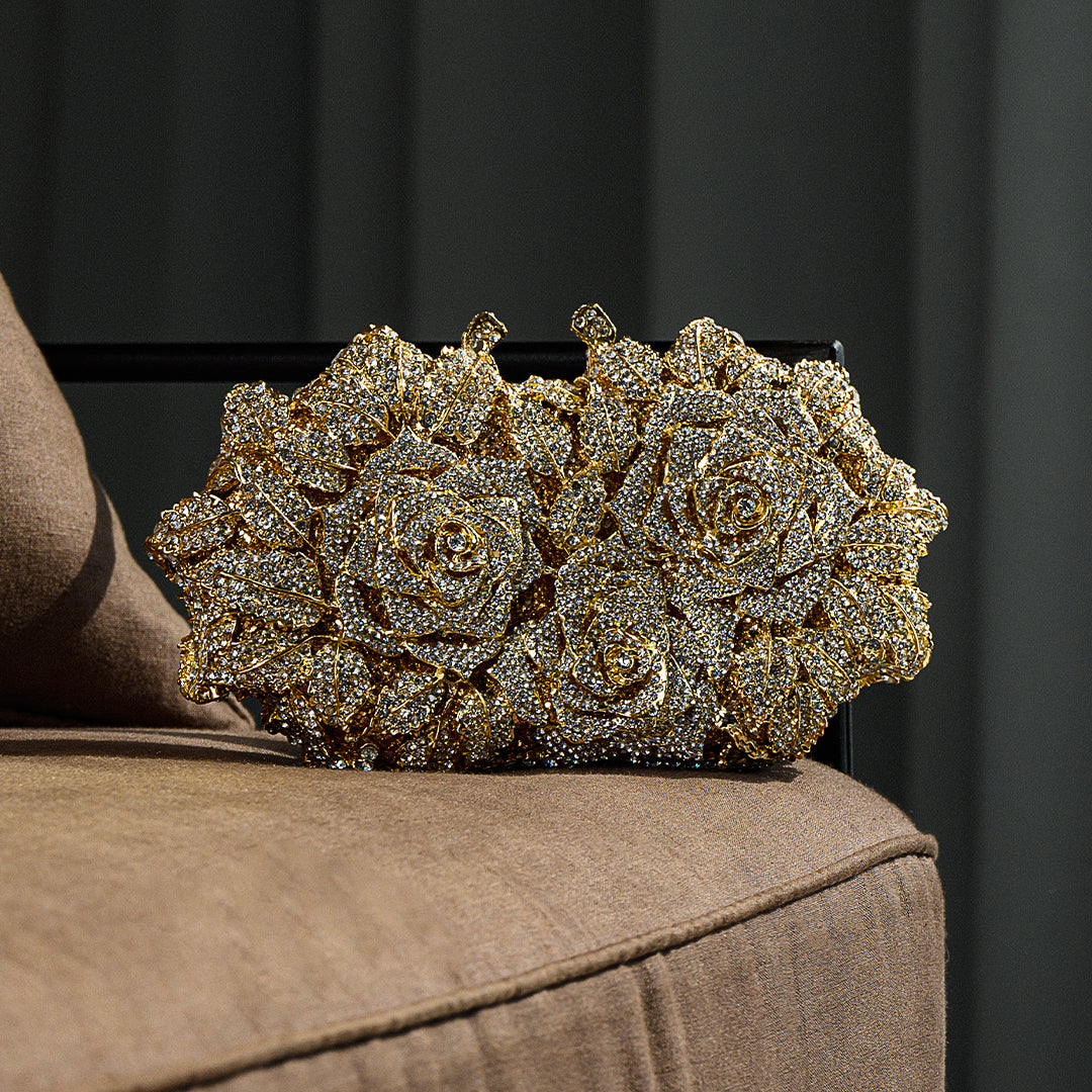London Rose Clutch Bag