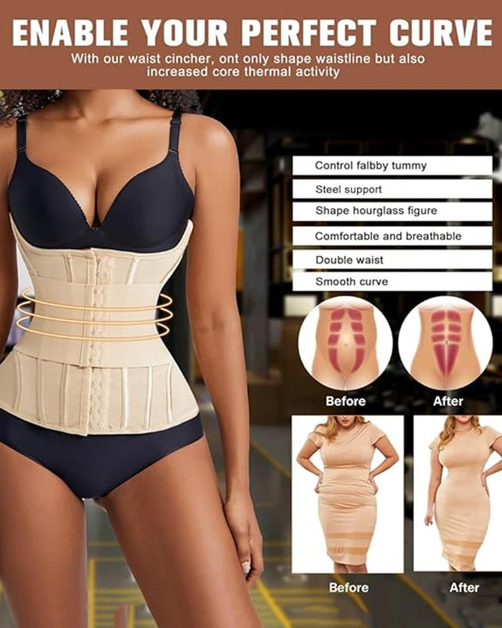 Sylvarenneira – Steel Bone Waist Trainer Bodysuit