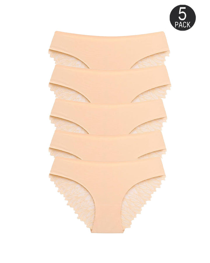 Cyralynae – Five-Pack Seamless Lace Panties
