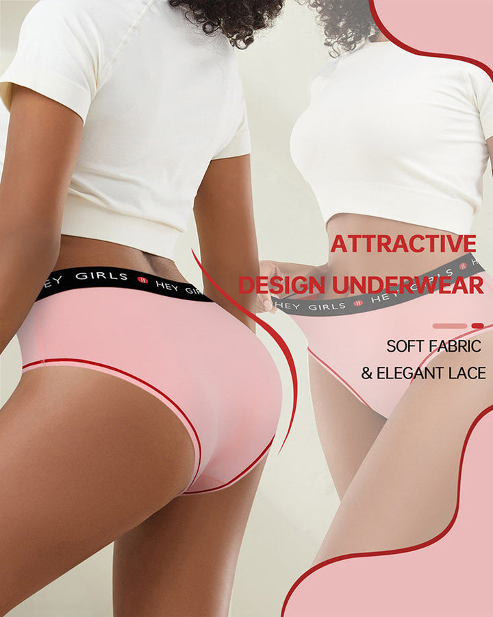 Aveloria – Four-Pack Color Block Mid-Rise Briefs