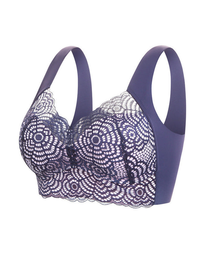 Floravessia – Full-Figure Seamless Lace Bra