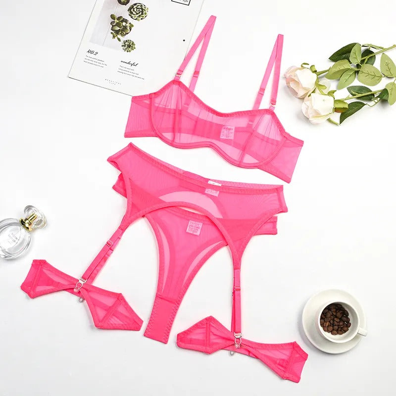 Serenity – See-Through Lingerie Set