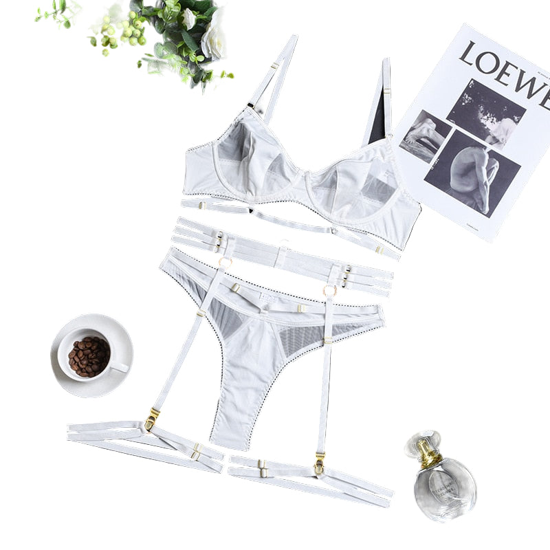 Elowen – Bridal See-Through Lingerie Set