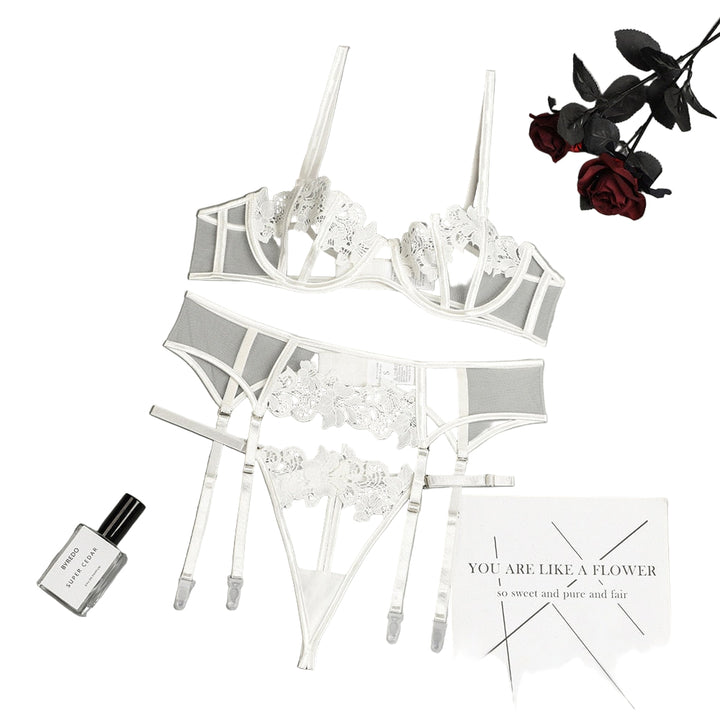 Arabella – Bridal Flower Lingerie Set