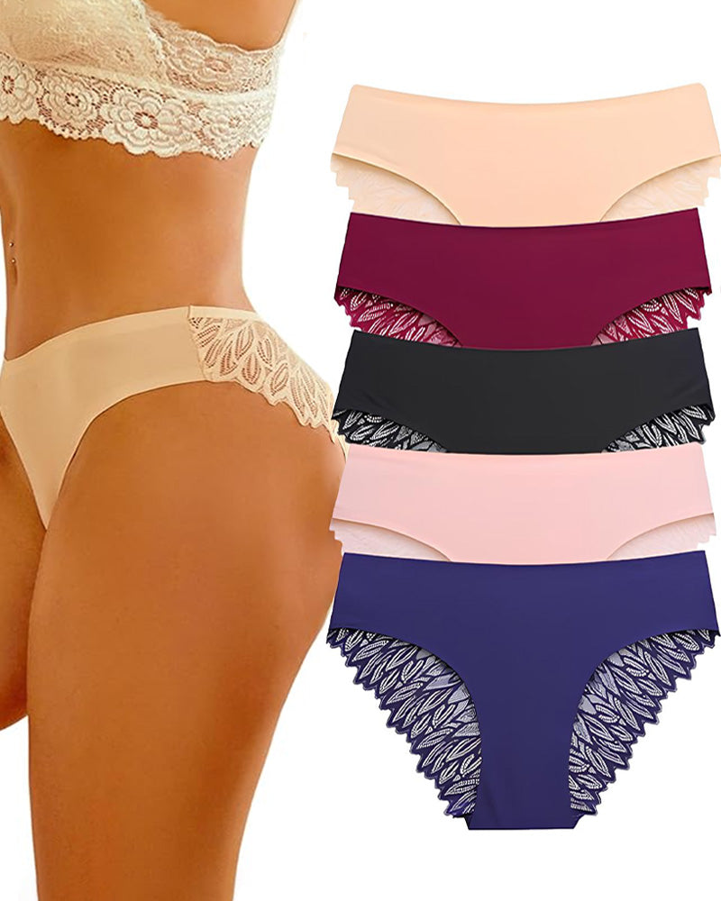 Cyralynae – Five-Pack Seamless Lace Panties