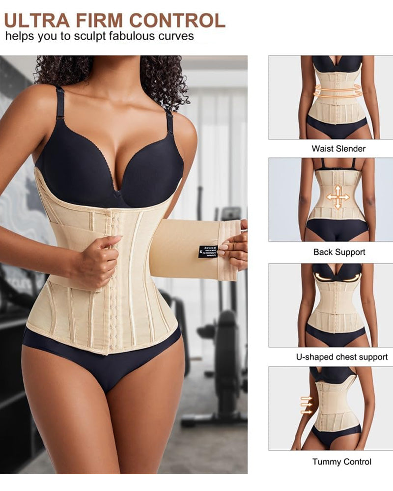 Sylvarenneira – Steel Bone Waist Trainer Bodysuit