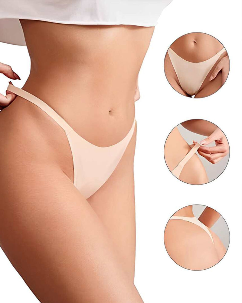 Serenyllia – Ice Silk Seamless T-Shaped Briefs