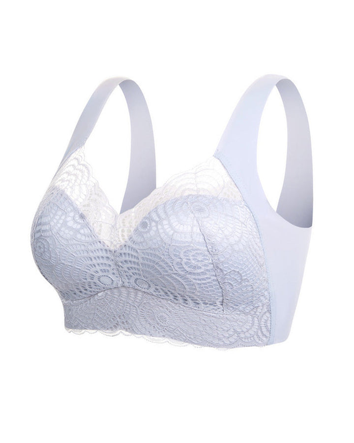 Floravessia – Full-Figure Seamless Lace Bra