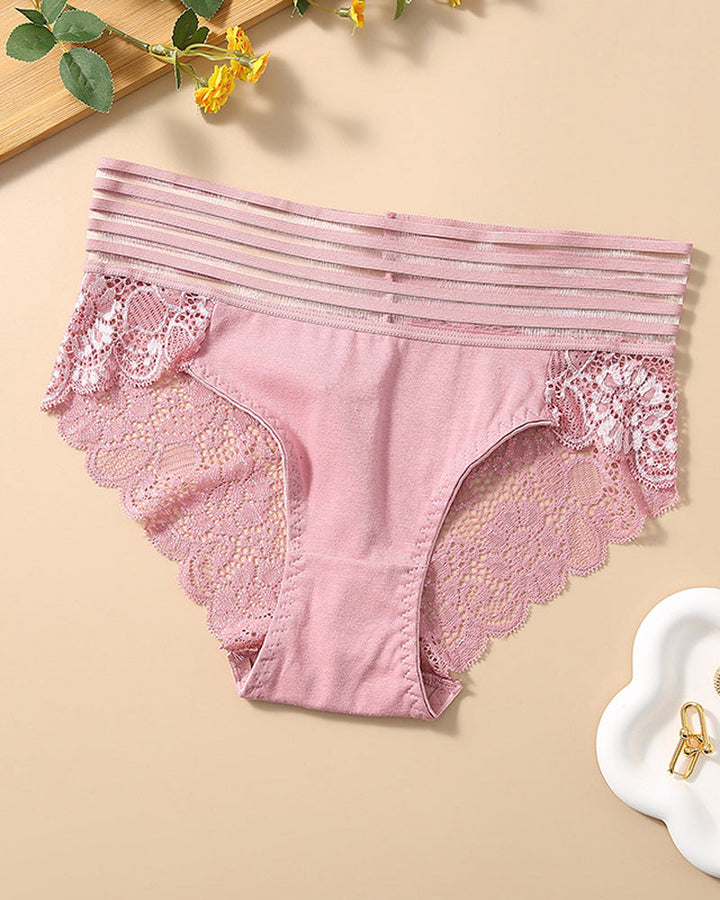 Cyralissevia – High-Waist Lace Seamless Panties