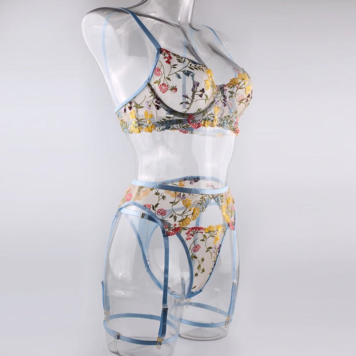 Clarissa – Boho Embroidered Lingerie Set