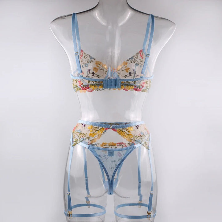 Clarissa – Boho Embroidered Lingerie Set