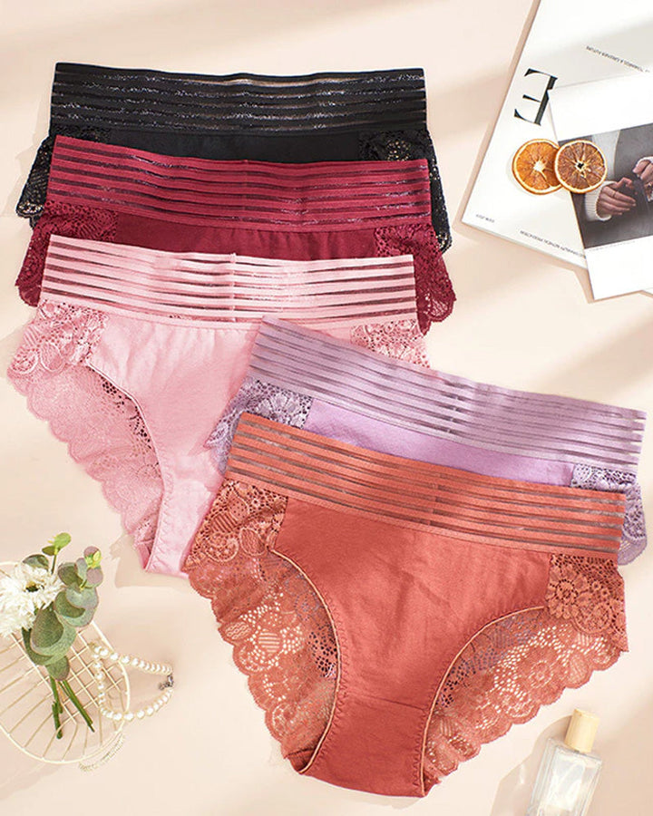 Cyralissevia – High-Waist Lace Seamless Panties