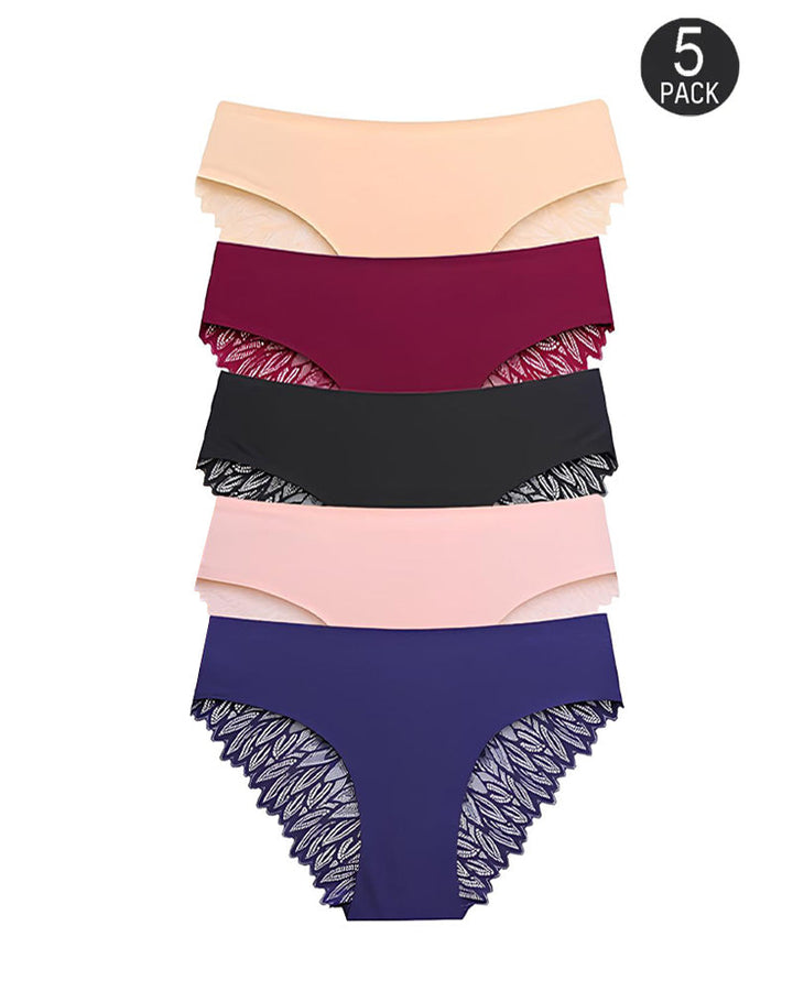 Cyralynae – Five-Pack Seamless Lace Panties