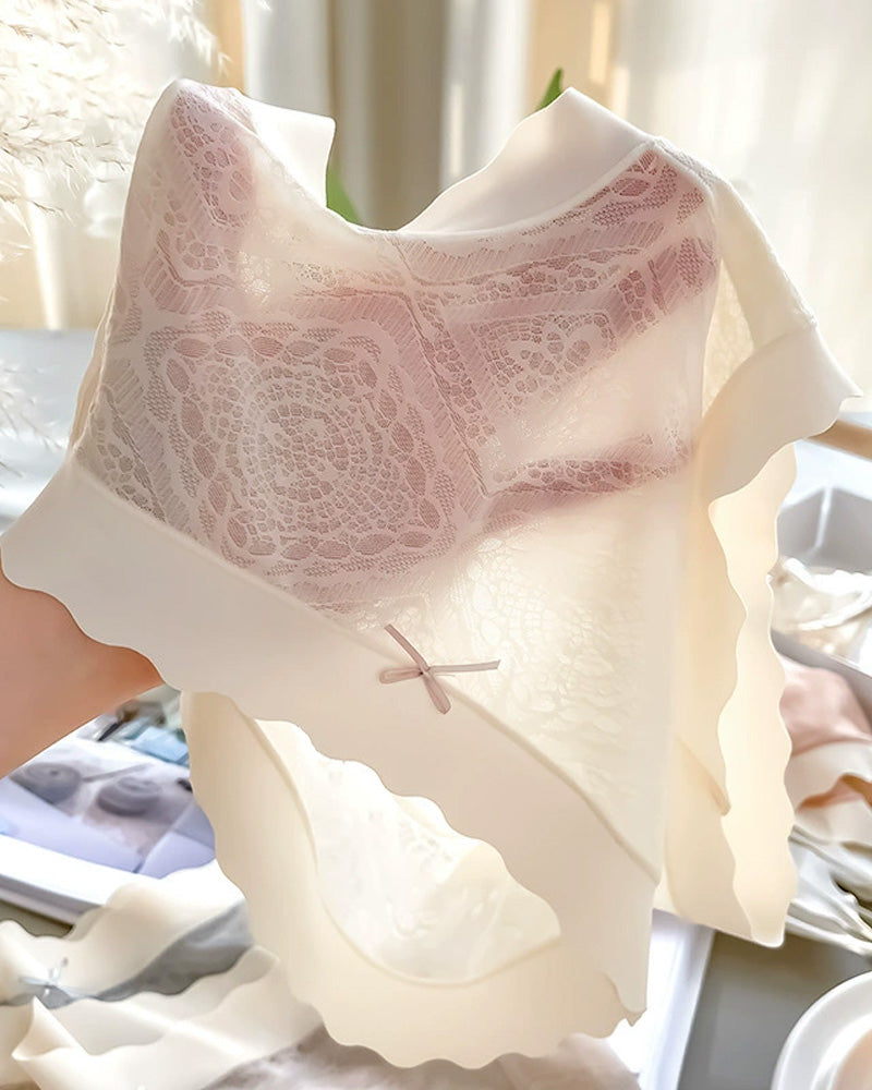 Calystria – Ice Silk Mid-Waist Lace Panties