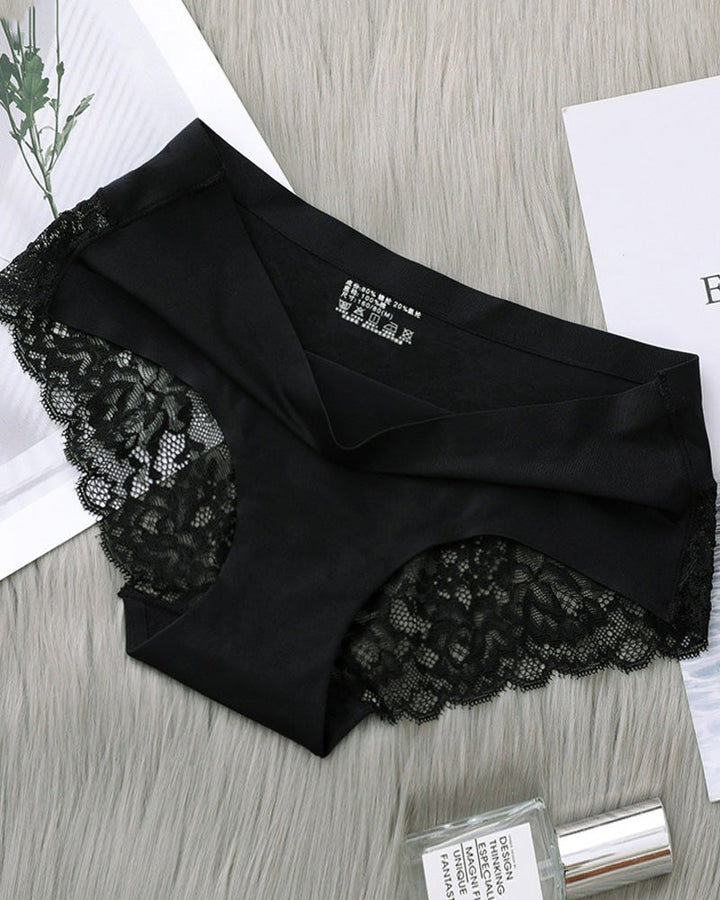 Florenyra – Ice Silk Lace Low-Rise Briefs