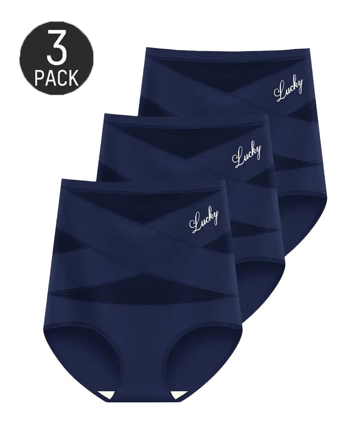 Valorynna – Three-Pack High-Waist Mesh Hip-Lifting Briefs