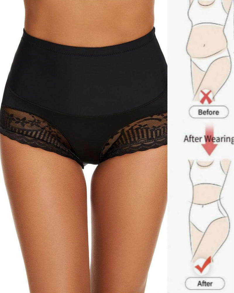 Isylaria – High-Waist Lace Seamless Shaping Panties