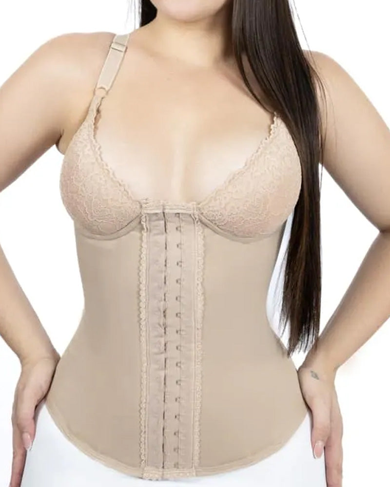 Serenyxia – Seamless Satin Steel Bone Corset Bustier